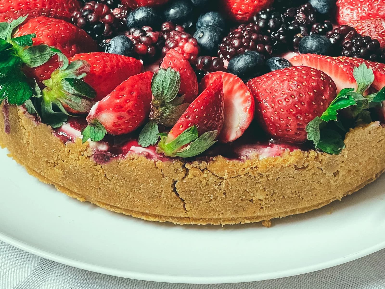 Tarta dulce sin horno